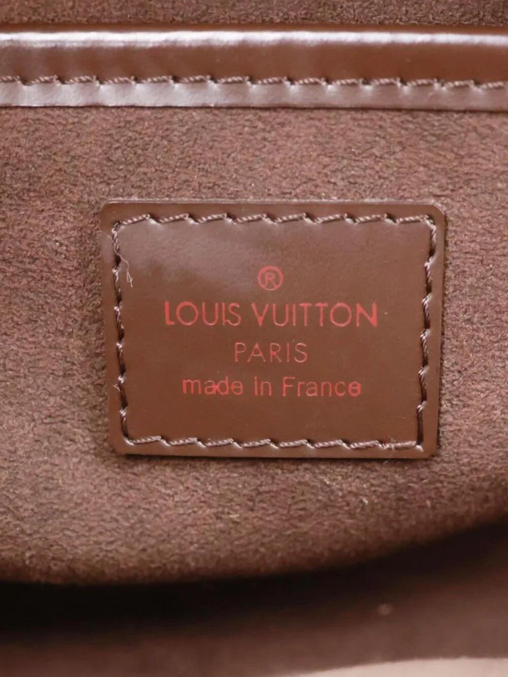 Louis Vuitton  Saint Louis Damier Ebene Pochette Clutch Bag Brown